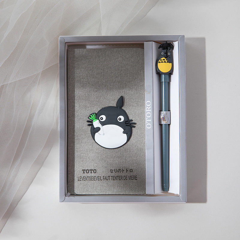 Japanese Cartoon Anime Memo Notebook, Handbook, Diary, Handbook Set With Pen, Back To School