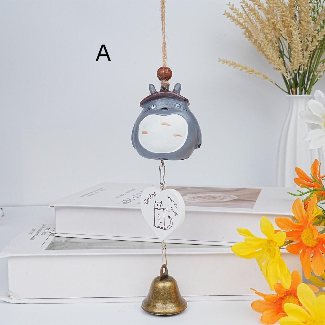 My Neighbor Totoro Resin Wind Chime Pendant, Cute Wind Chimes Hanging Decoration