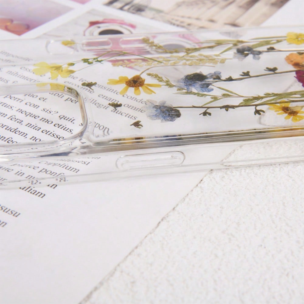 Floral Phone Case Resin TPU Material Phone Case, Suitable For IPhone 14, 15