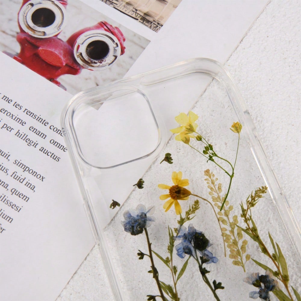 Floral Phone Case Resin TPU Material Phone Case, Suitable For IPhone 14, 15