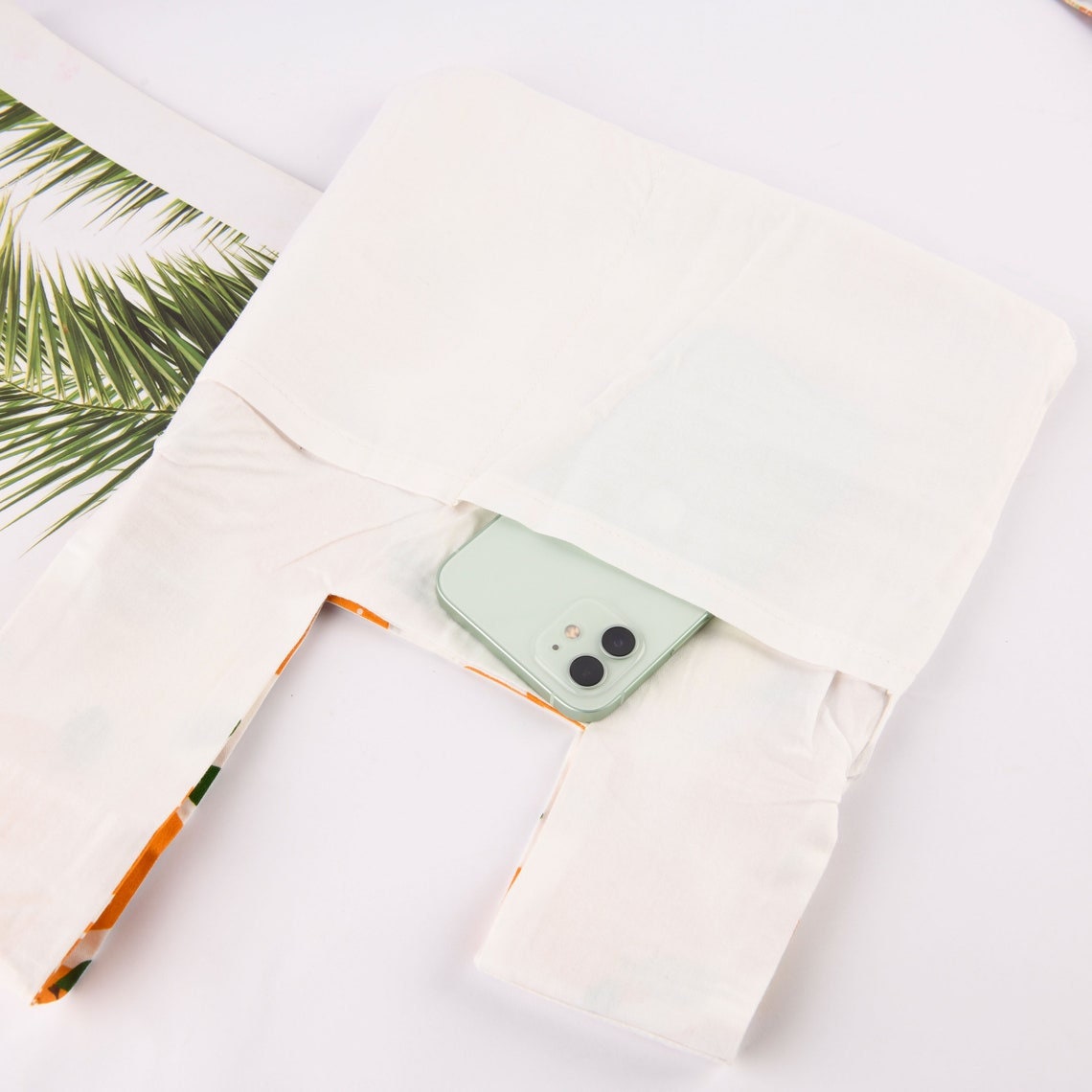 Summer Fruit Knot Bag,Wrist Bag with 2 Pockets,Casual Daily Pouch