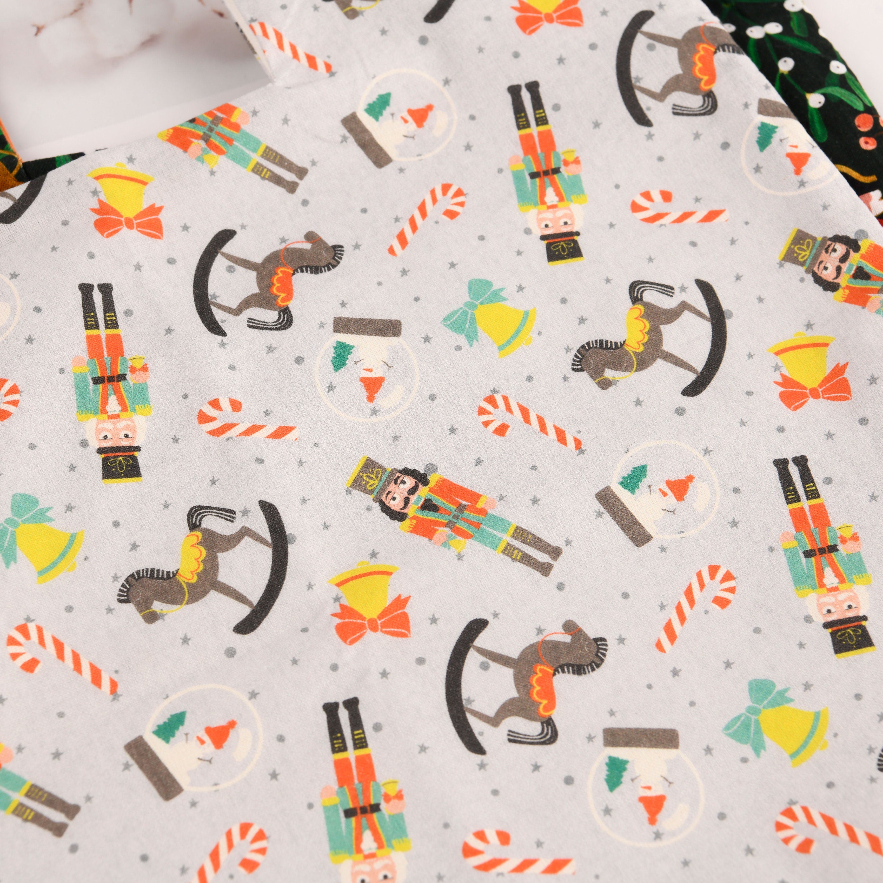 Cartoon Pattern Japanese Knot Bag, Wrist Bag, Essentials Knot Bag, Soft Cotton Fabric