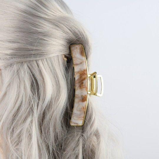 Mixed Color Square Claw Clip
