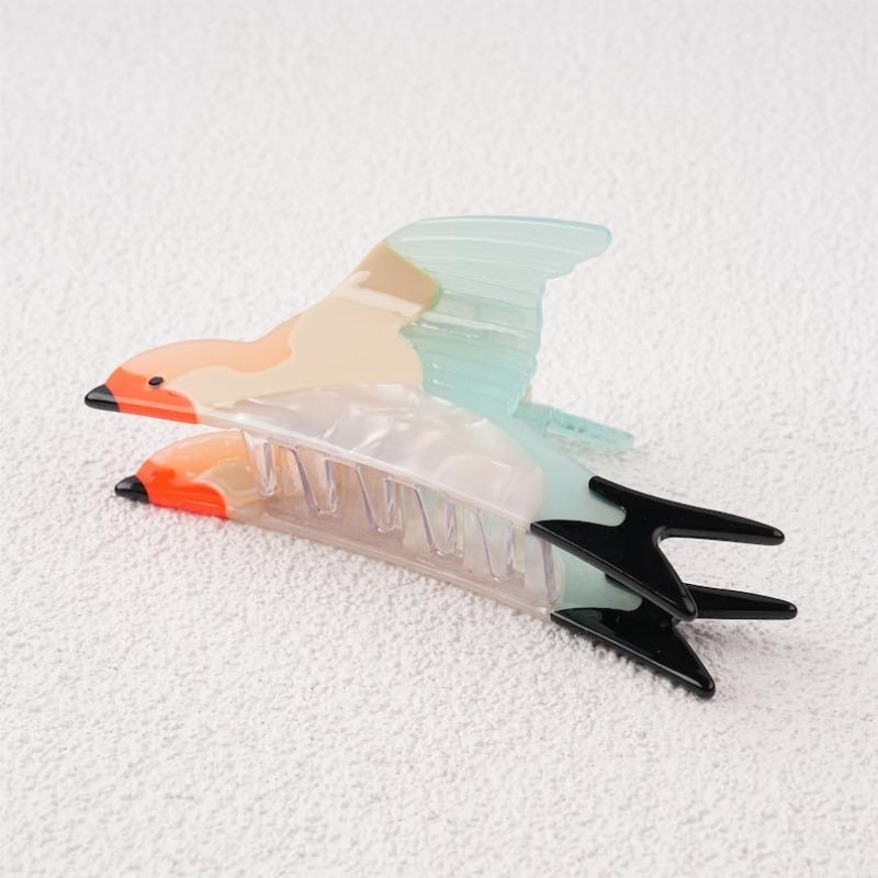 Cute Swallow Acetate Hair Claw Clip, Bird Lovers Gift,Interesting Hair Clips