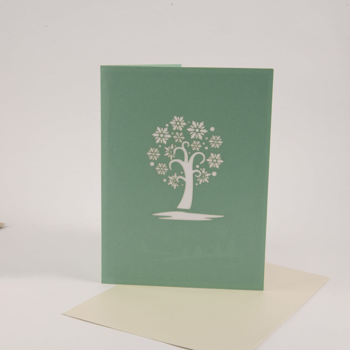 Snowflake Tree Pop Up Christmas Card