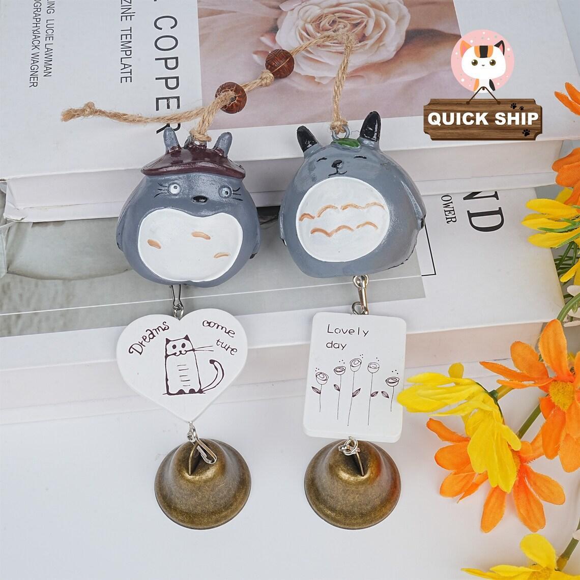 My Neighbor Totoro Resin Wind Chime Pendant, Cute Wind Chimes Hanging Decoration