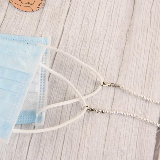 Pearl Mask Chain, Autumn Glasses Chain, Lanyard Necklace, Face Mask Chain, Mask Holder, Stylish Face Mask Chain, Birthday Gift, Valentine's Day Gift