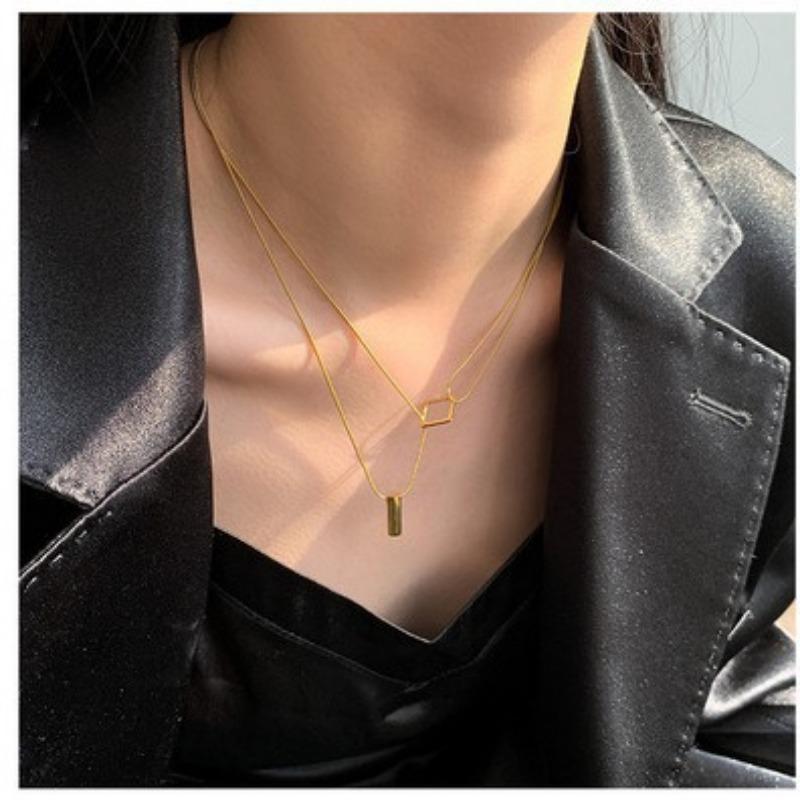 Gold Necklace, Gift For Her,Couple Necklace, Birthday Day Gift,Valentine's Day Gifts
