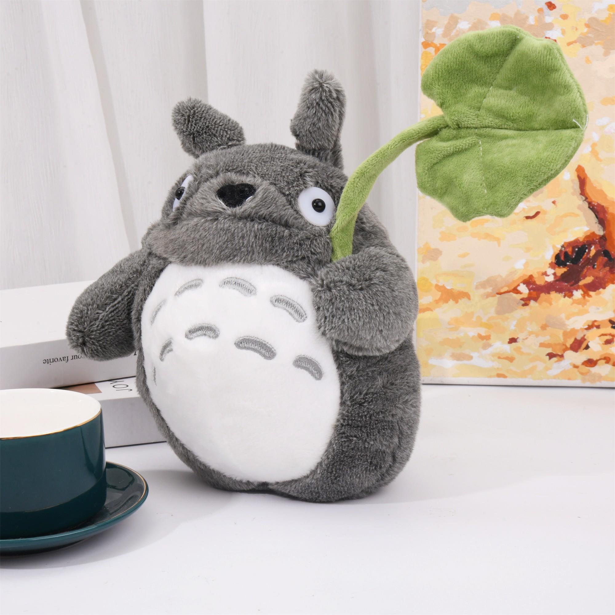 Totoro Handmade Puff Ornament - 11.81",Soft Cartoon Anime Desk Decor Toy