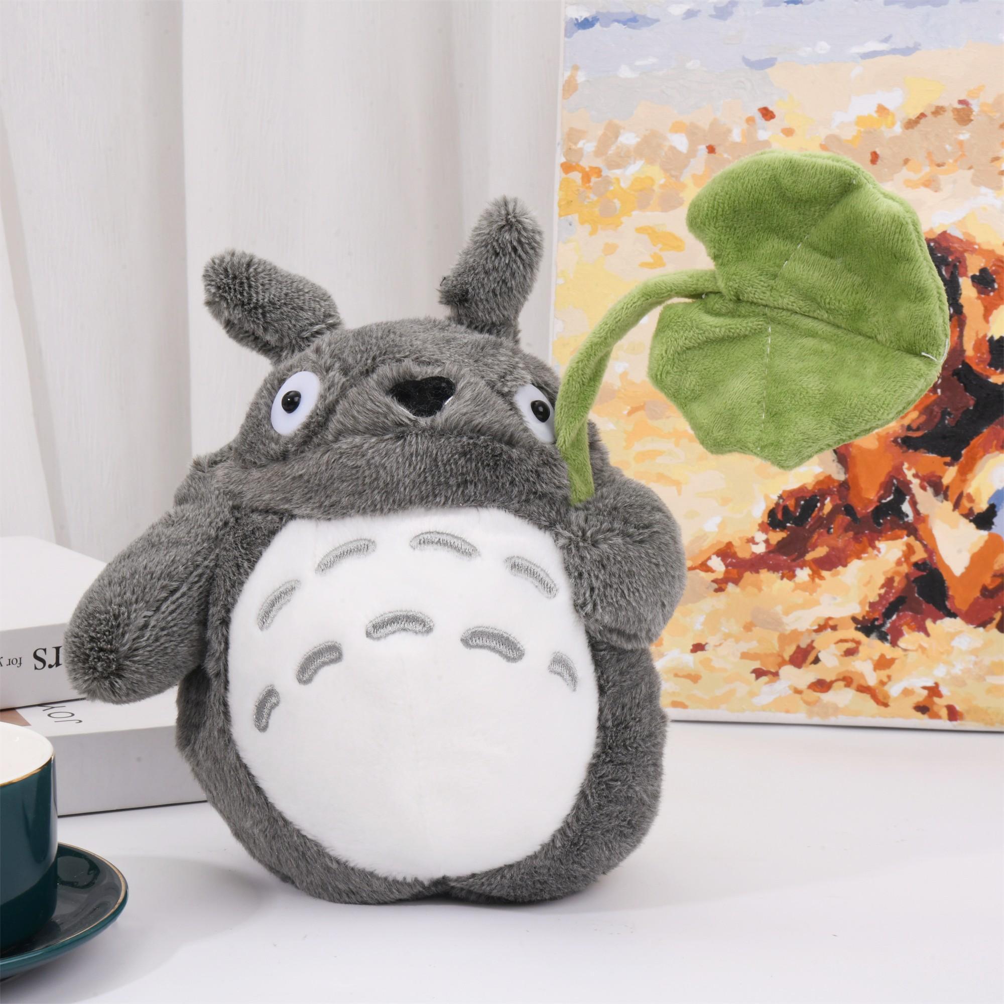 Totoro Handmade Puff Ornament - 11.81",Soft Cartoon Anime Desk Decor Toy