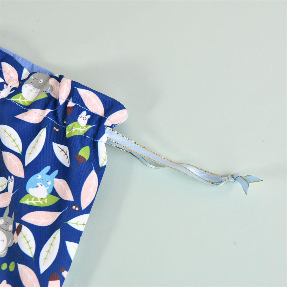 M/L Totoro Drawstring Gift Bag, Reusable Cotton Bags,Premium Quality Wedding Bag Gift