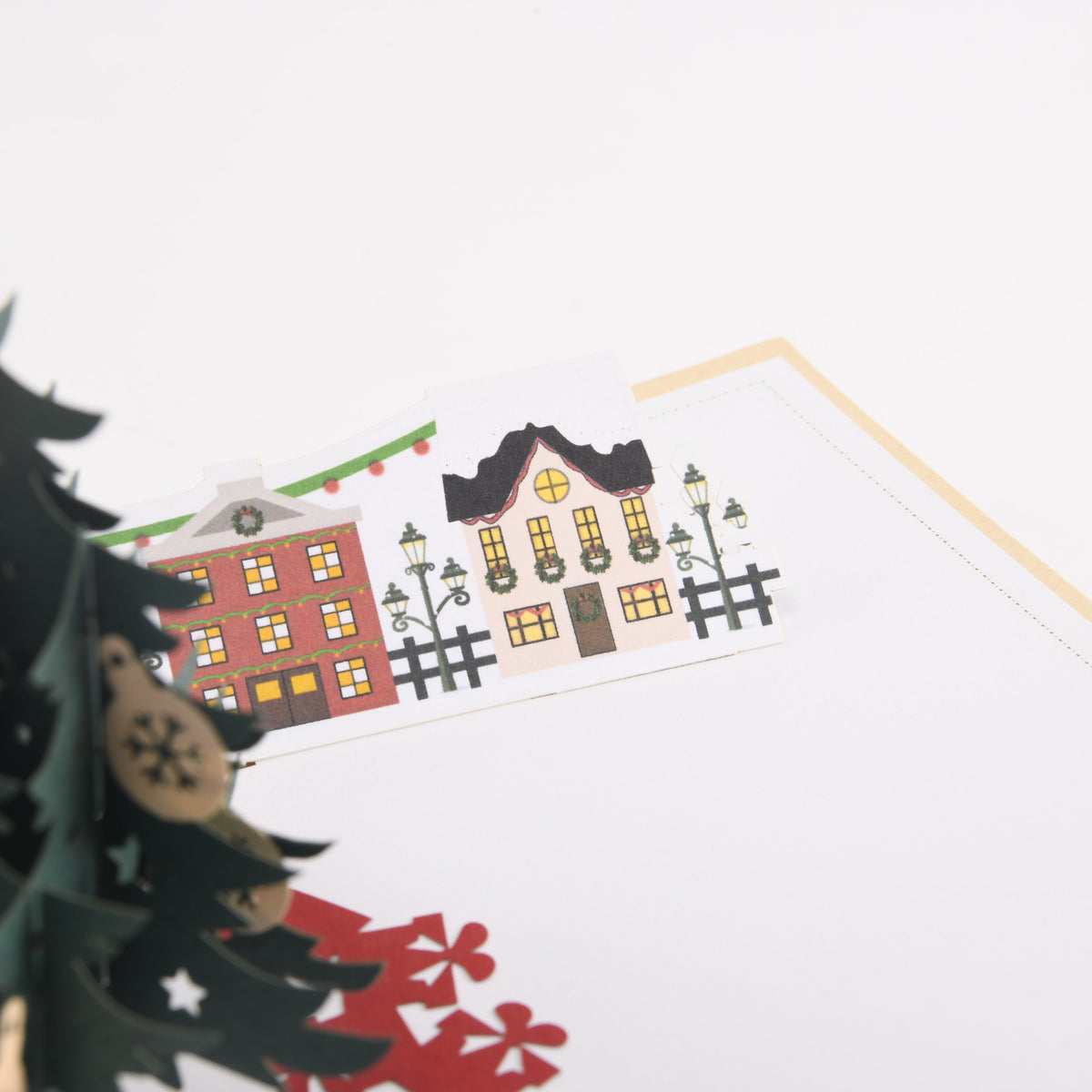 Green Christmas Tree Pop Up Card