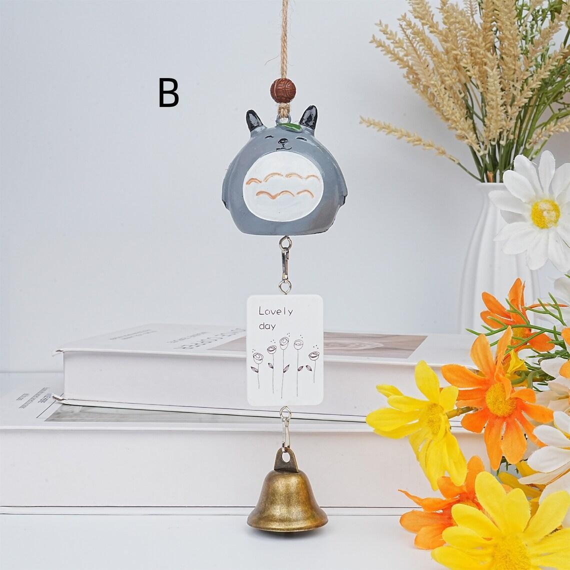 My Neighbor Totoro Resin Wind Chime Pendant, Cute Wind Chimes Hanging Decoration