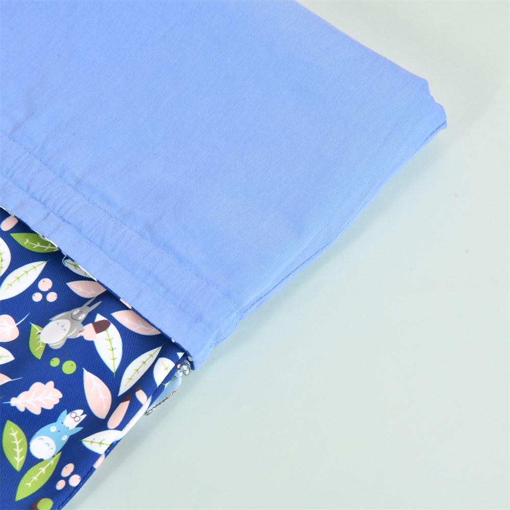 M/L Totoro Drawstring Storage Bag, Reusable Cotton Bags, Handmade Fabric Gift Wrap