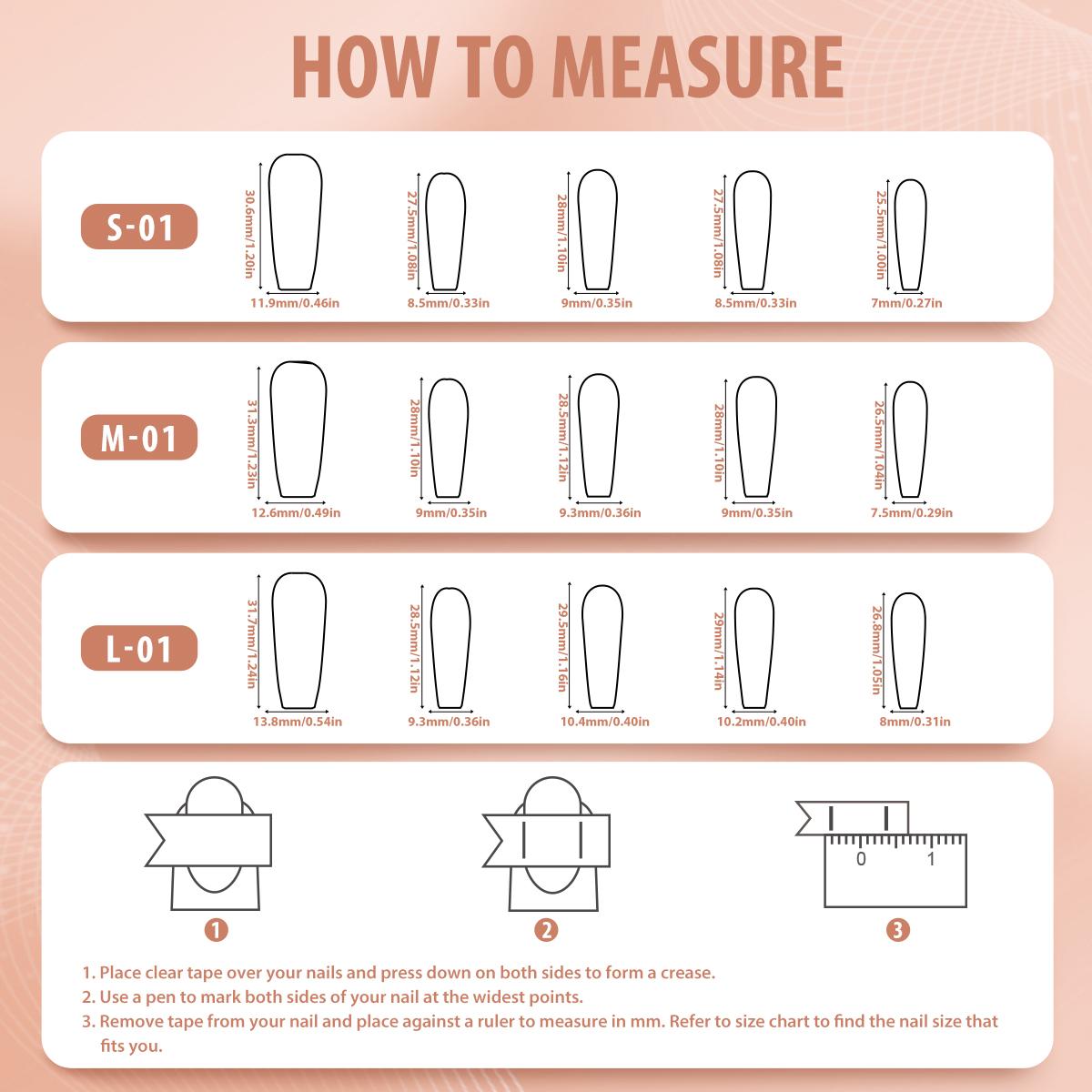 White and Gold Flower Press On Nails, Long Coffin Shape