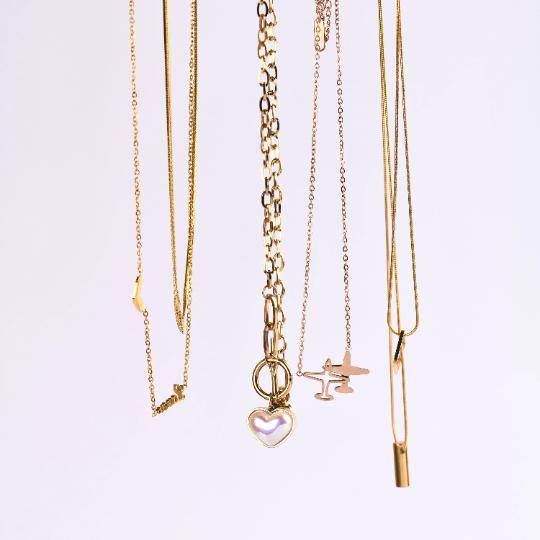 Heart/Love Necklace,Name Necklace And Earring,Necklace With Extender