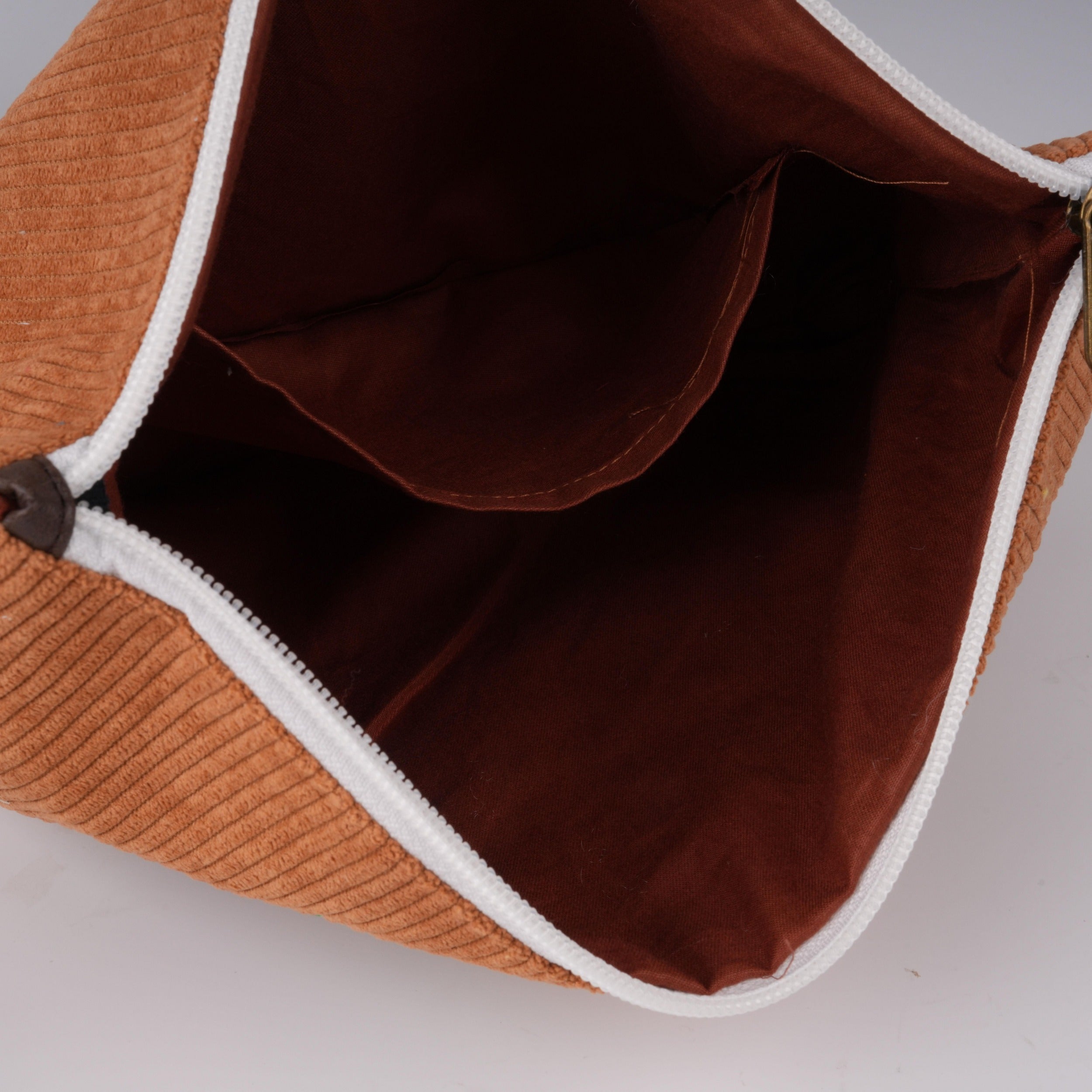 Totoro Corduroy Christmas Switch Bag,Cute Design for Makeup & Personal Items