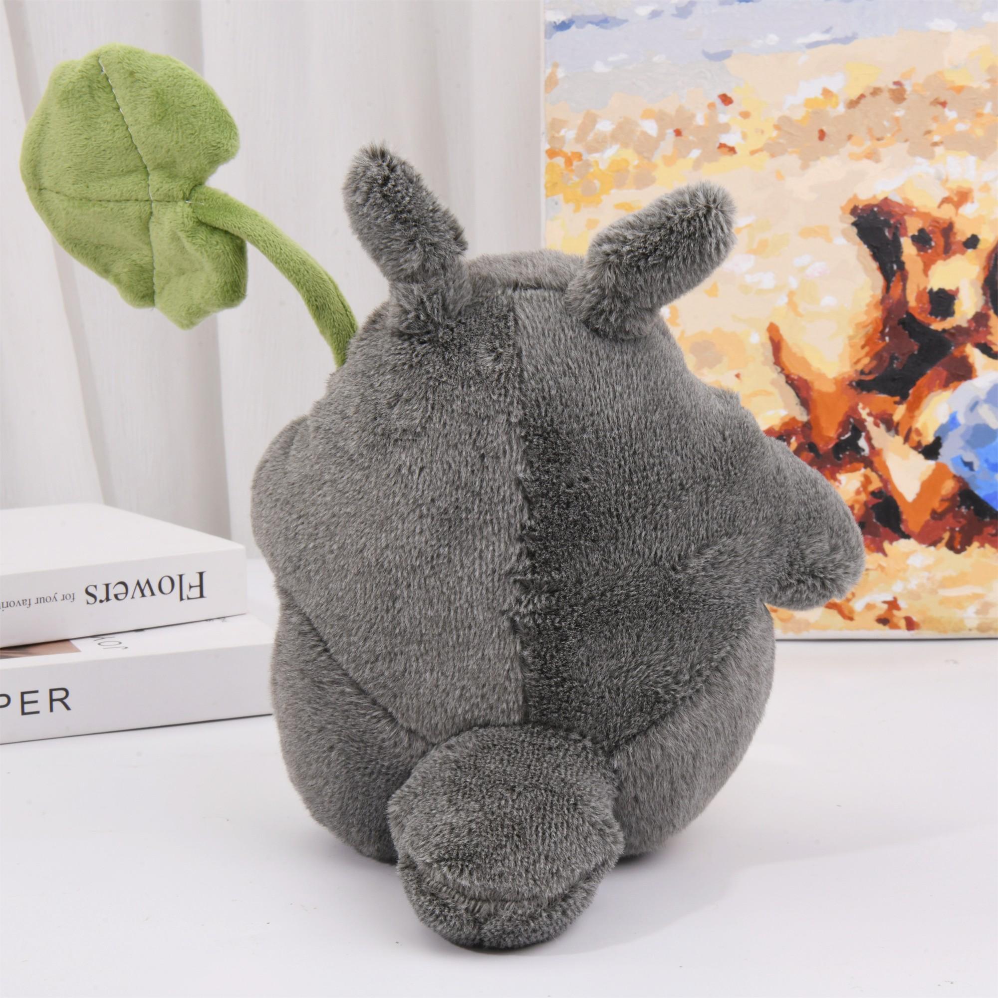 Totoro Handmade Puff Ornament - 11.81",Soft Cartoon Anime Desk Decor Toy