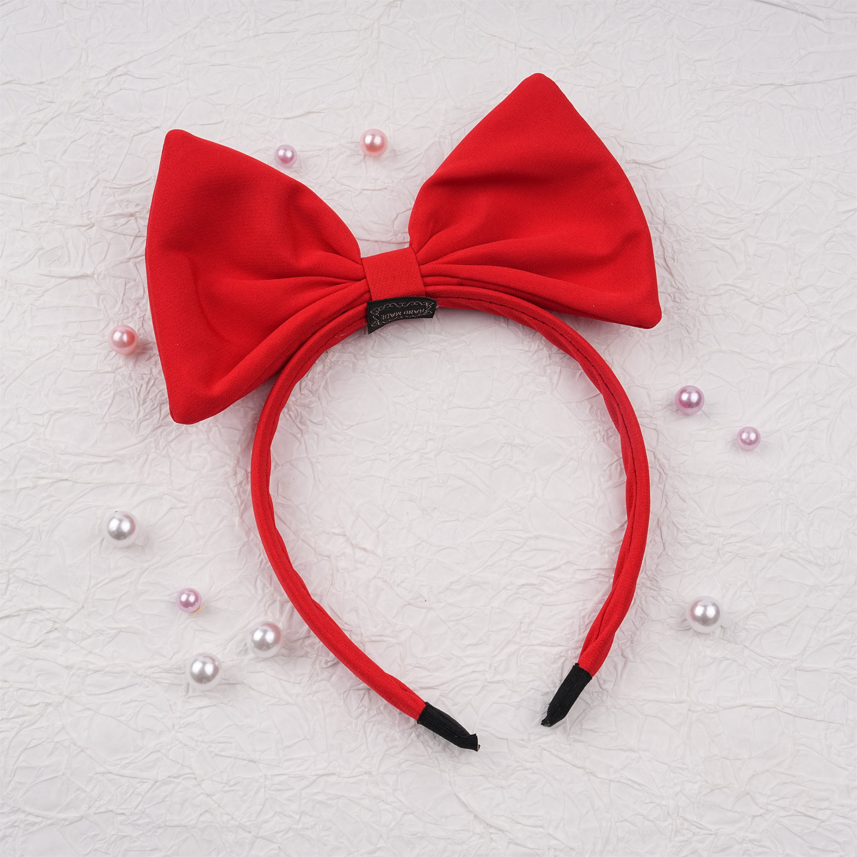 Cute Red Bow Headband,Classic Accessories,Halloween Cosplay for Kids