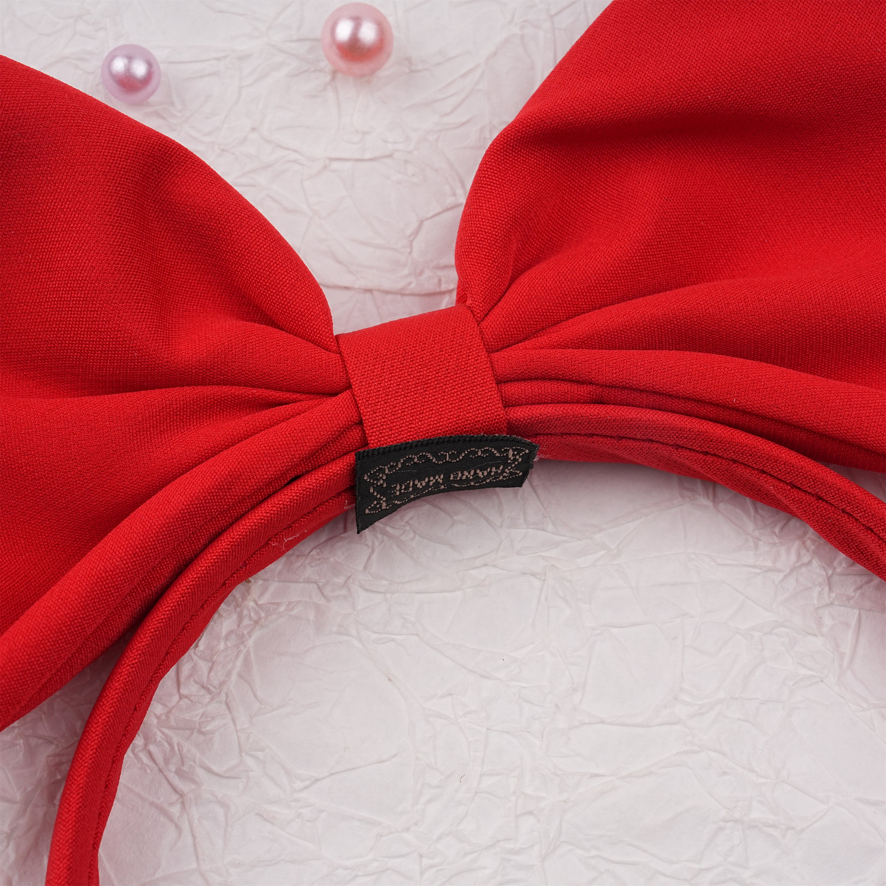 Cute Red Bow Headband,Classic Accessories,Halloween Cosplay for Kids