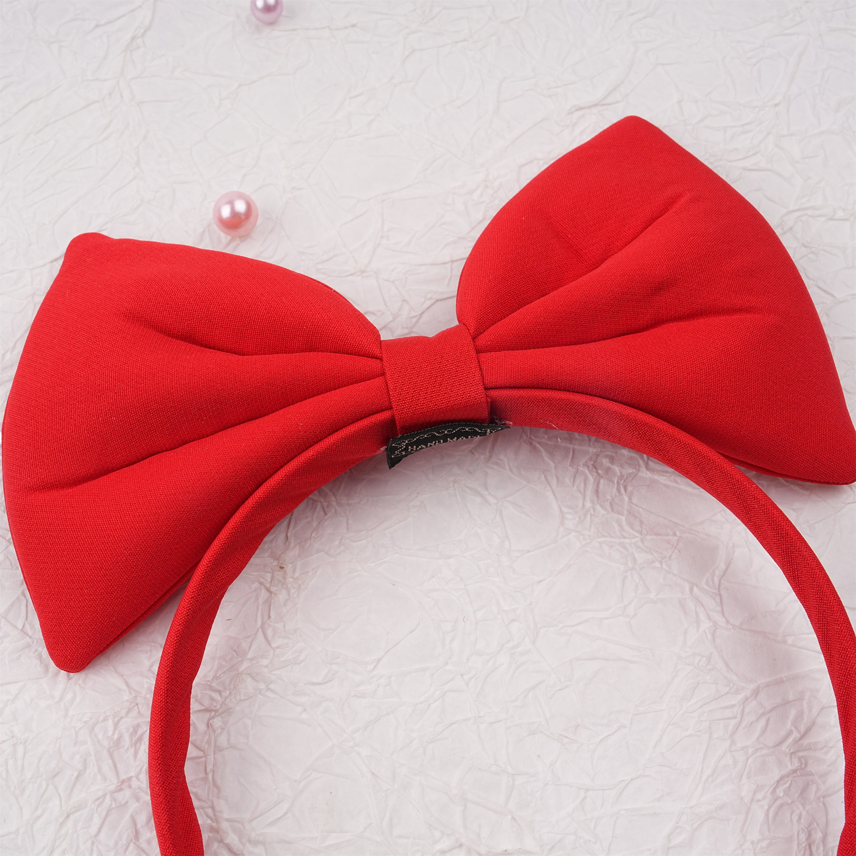 Cute Red Bow Headband,Classic Accessories,Halloween Cosplay for Kids