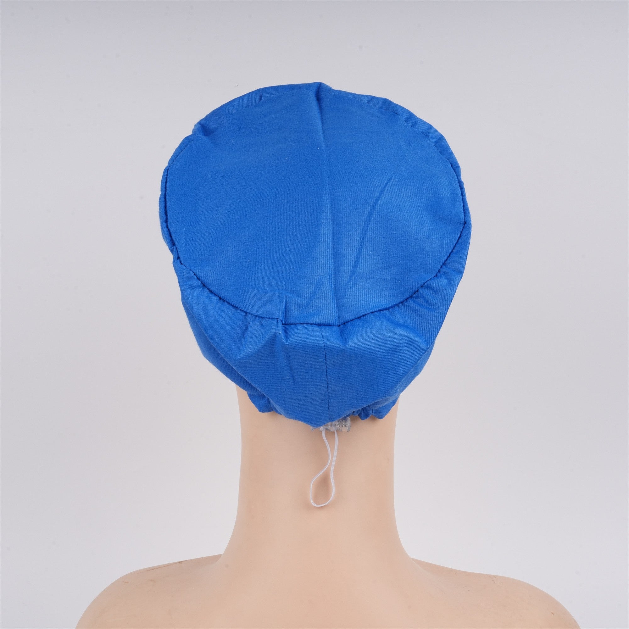 Blue Solid Cotton Surgical Scrub Cap - EURO STYLE