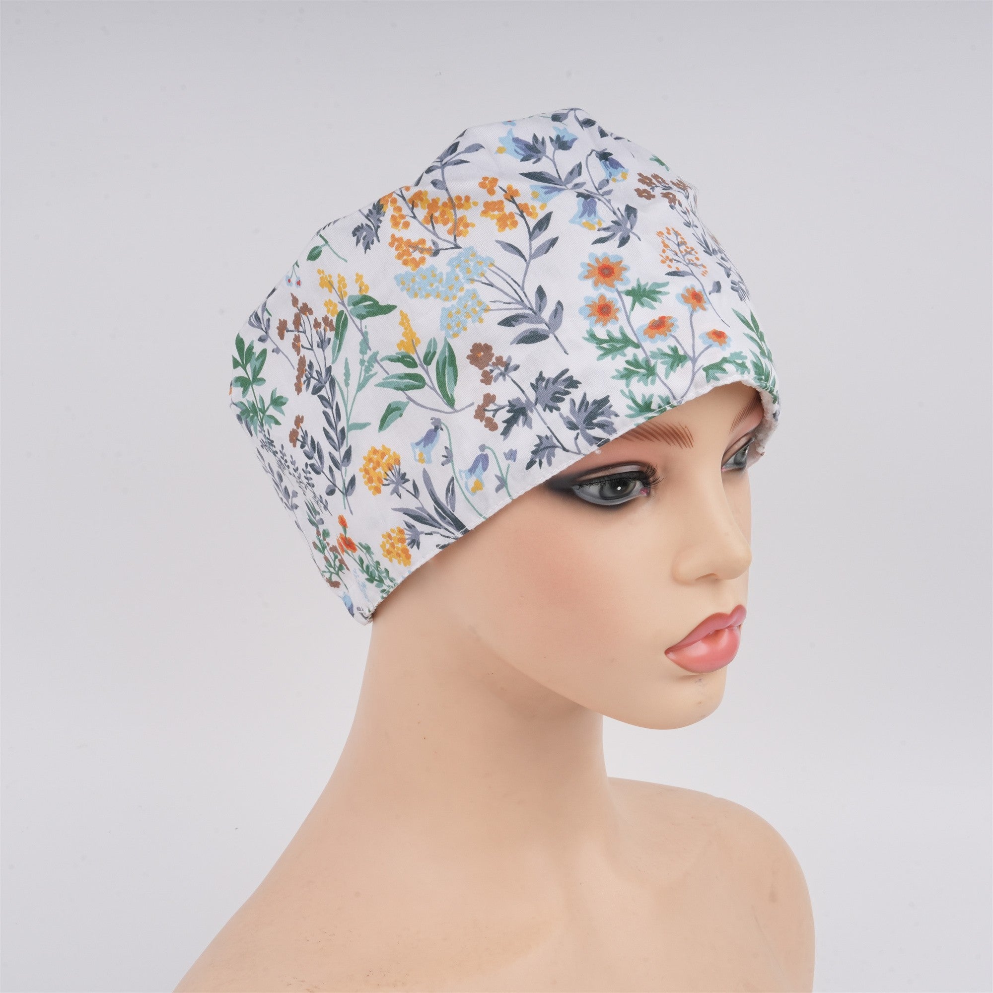 Greeny Plants Euro Style Surgical Scrub Cap,Nurse Doctor Medical Cap