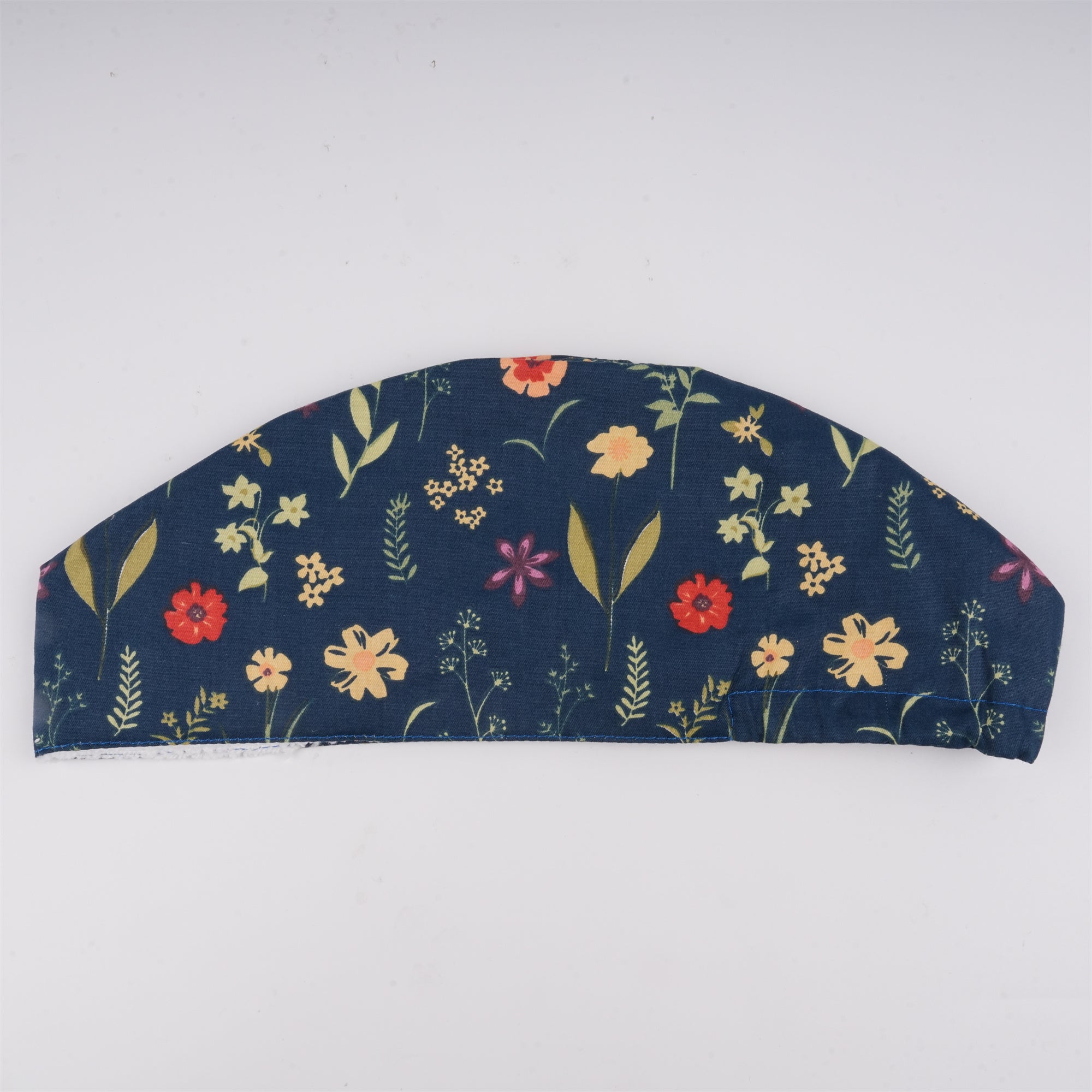 Cotton Euro Style Surgical Scrub Cap,Yellow Orange Flowers