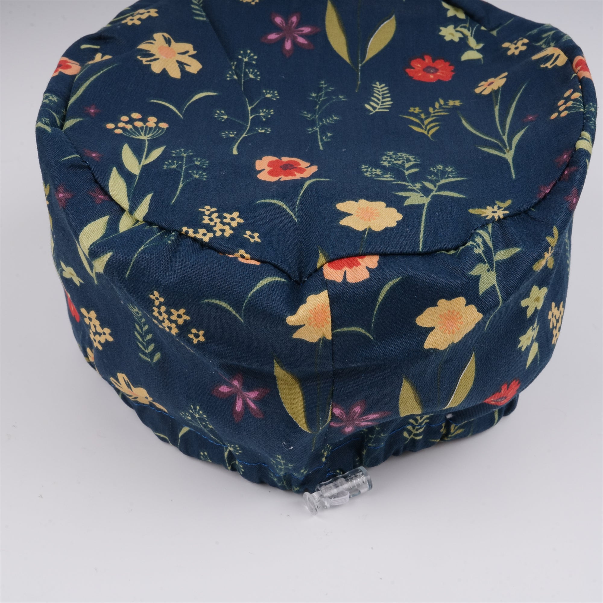 Cotton Euro Style Surgical Scrub Cap,Yellow Orange Flowers