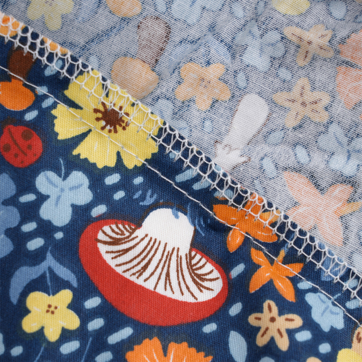 Lovely Mushroom Cotton Ponytail Scrub Cap