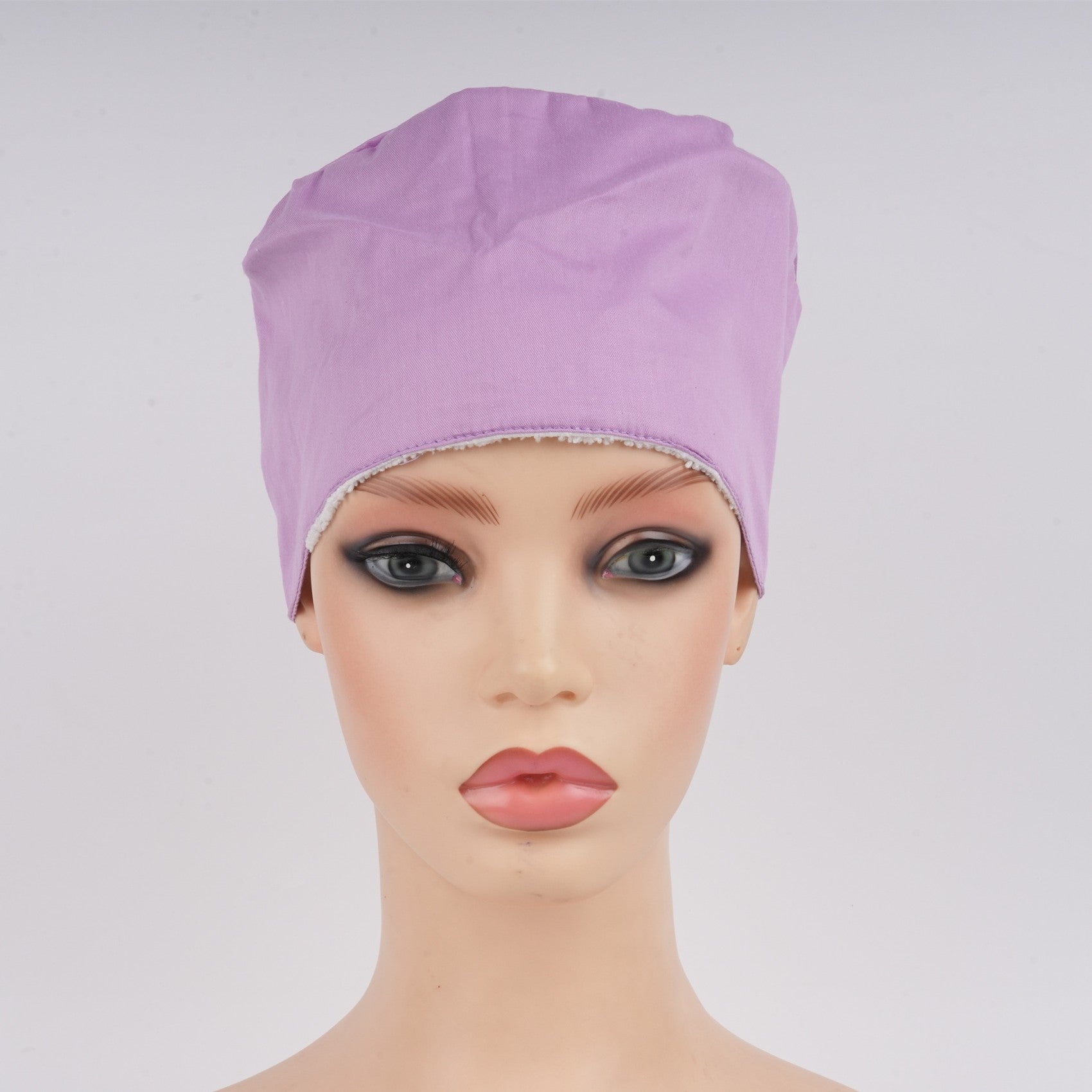 Light Purple Solid Surgical Scrub Cap - EURO STYLE