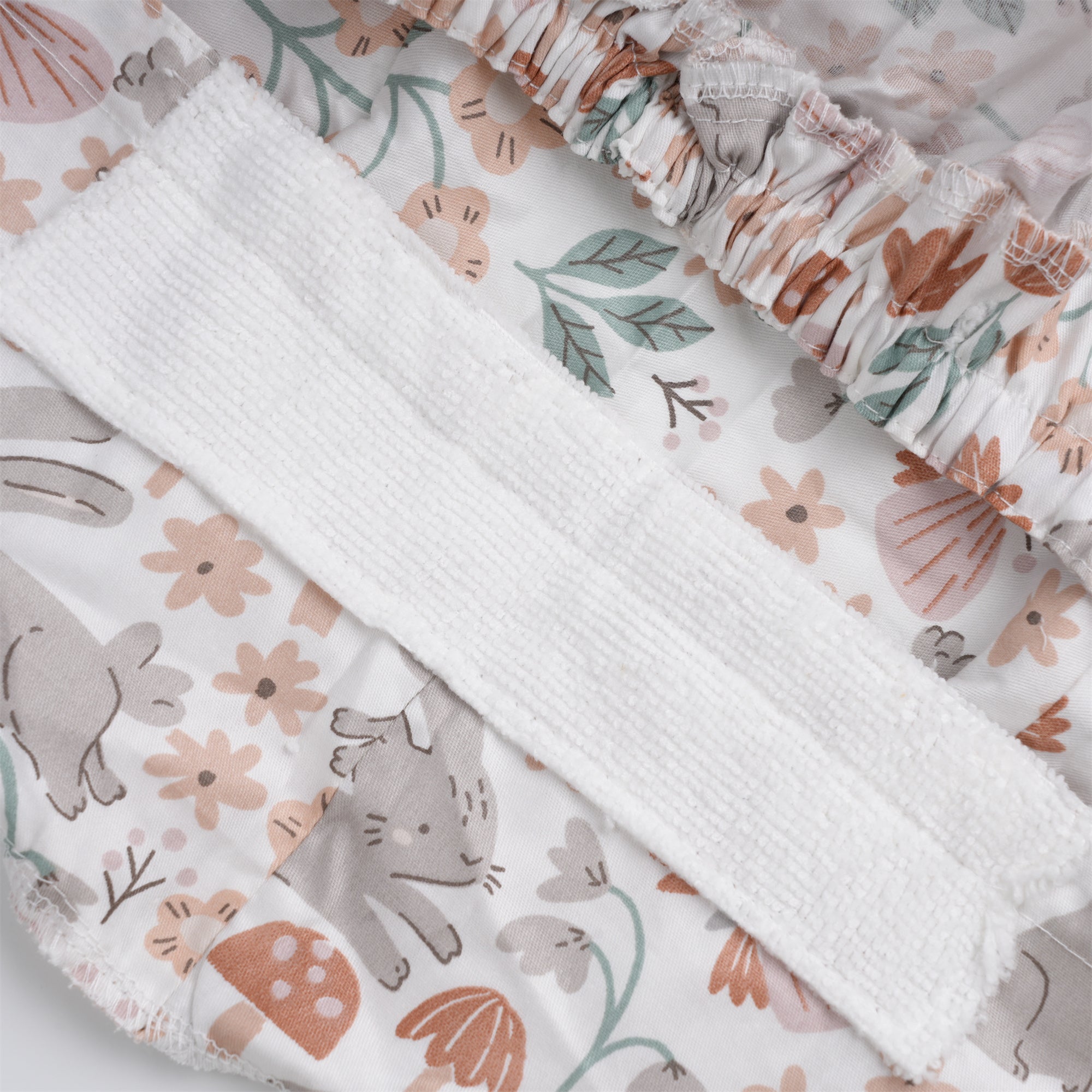 Bunny Mushroom Cotton Ponytail Scrub Cap