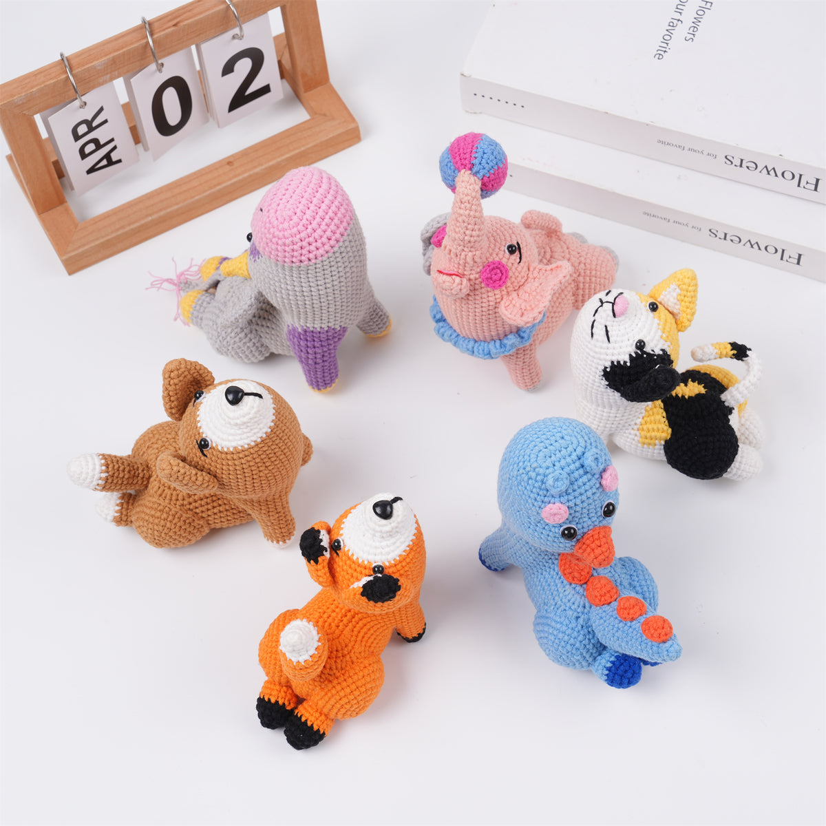 Cute Yoga Animal Crochet Phone Holder