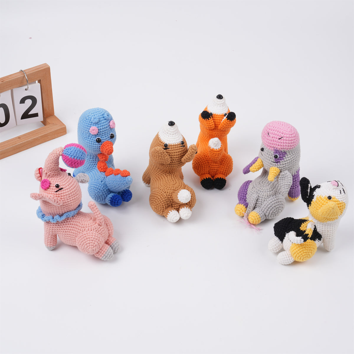 Cute Yoga Animal Crochet Phone Holder