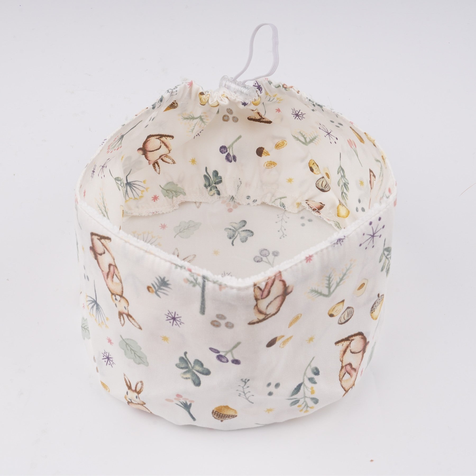 Cute Bunny Floral Euro Surgical Scrub Cap