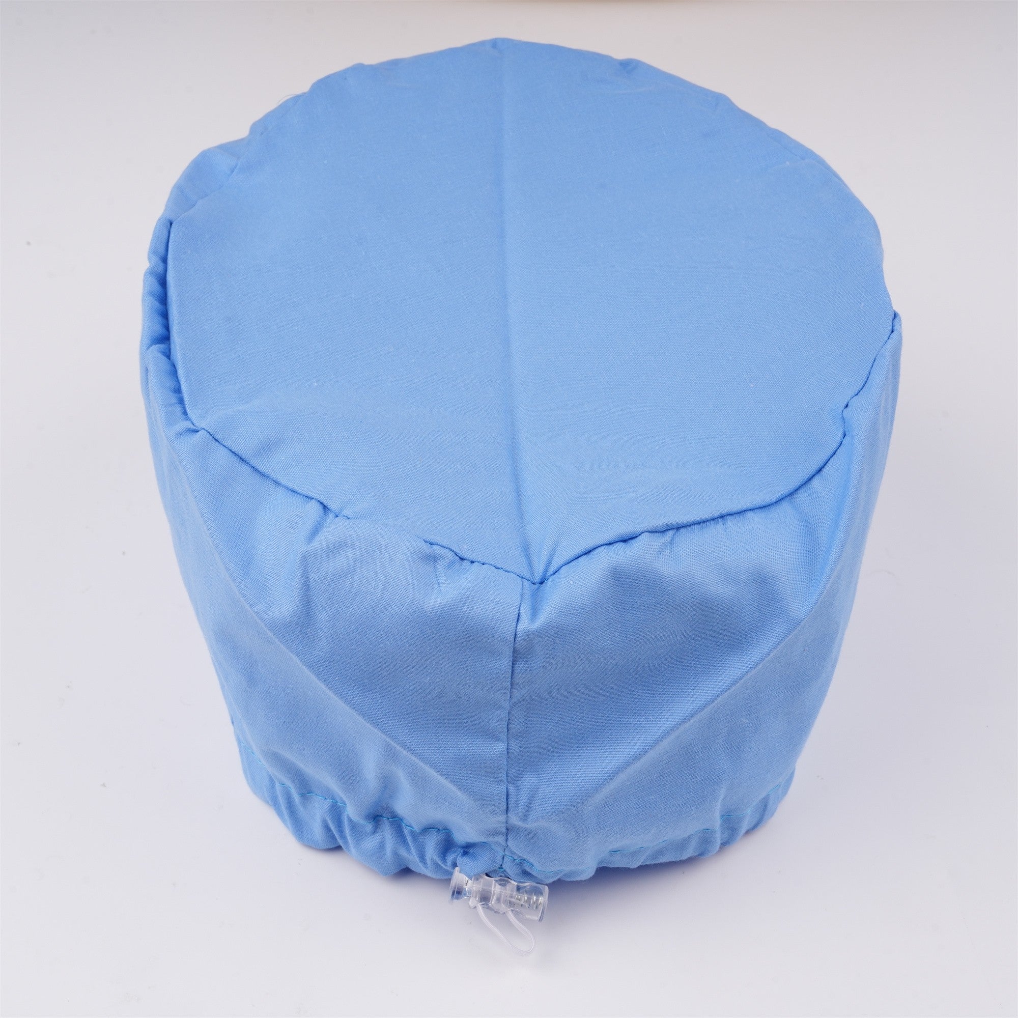 Light Blue Solid Cotton Scrub Cap - EURO STYLE