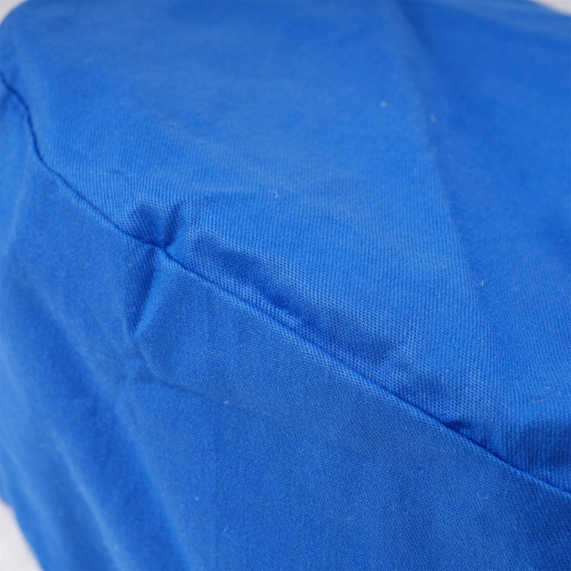 Blue Solid Cotton Surgical Scrub Cap - Tie-back Style