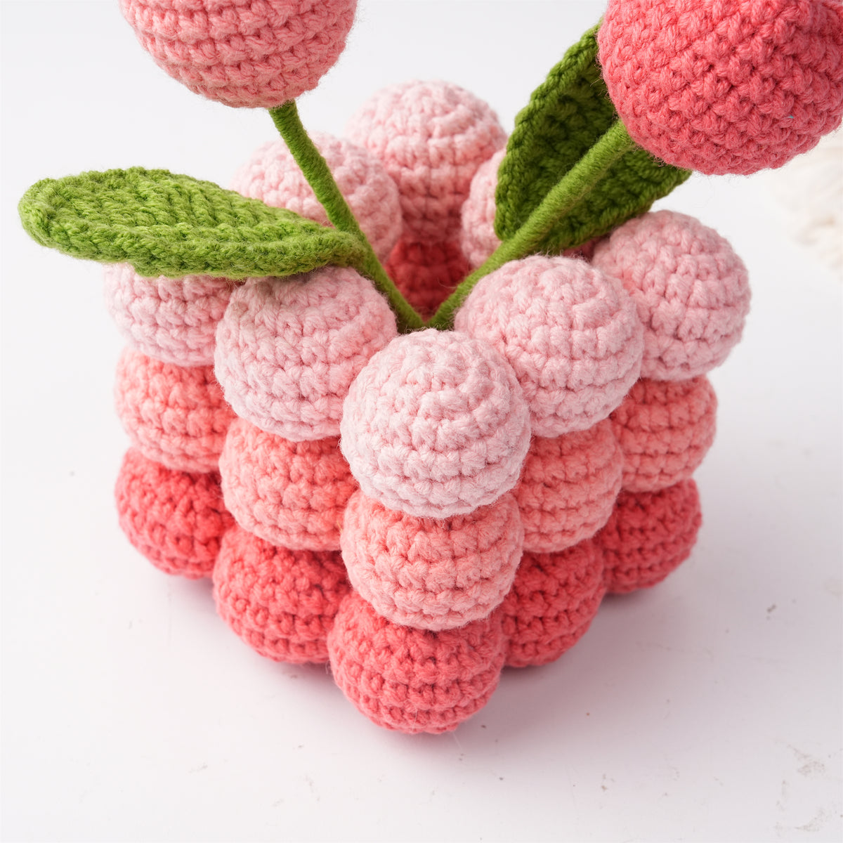 Handmade Crochet Tulips Ornament,Cute Tulip Potted