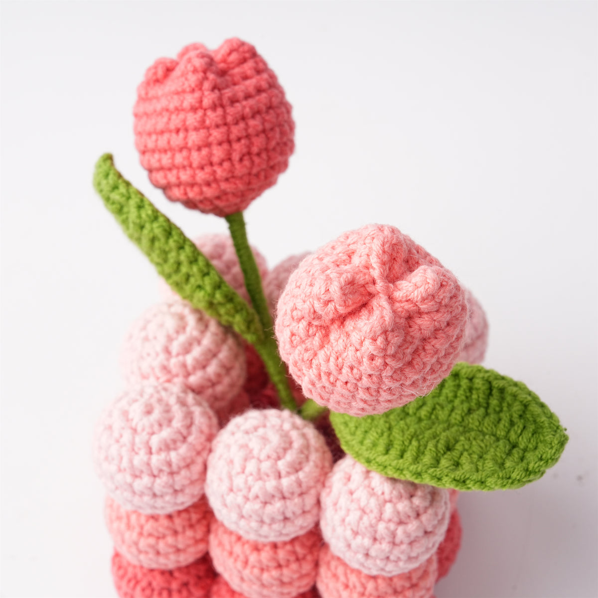 Handmade Crochet Tulips Ornament,Cute Tulip Potted