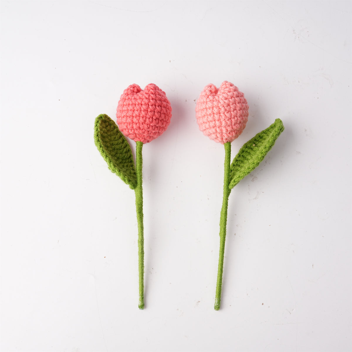 Handmade Crochet Tulips Ornament,Cute Tulip Potted