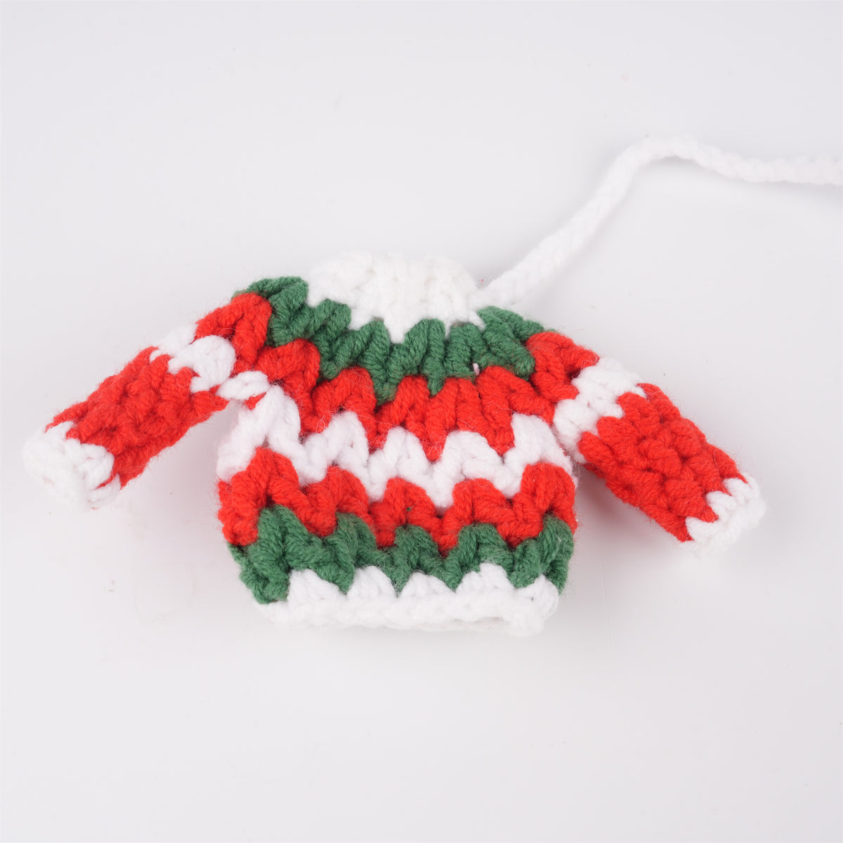 Crochet Christmas Ornaments,Red Mini Car Hanging