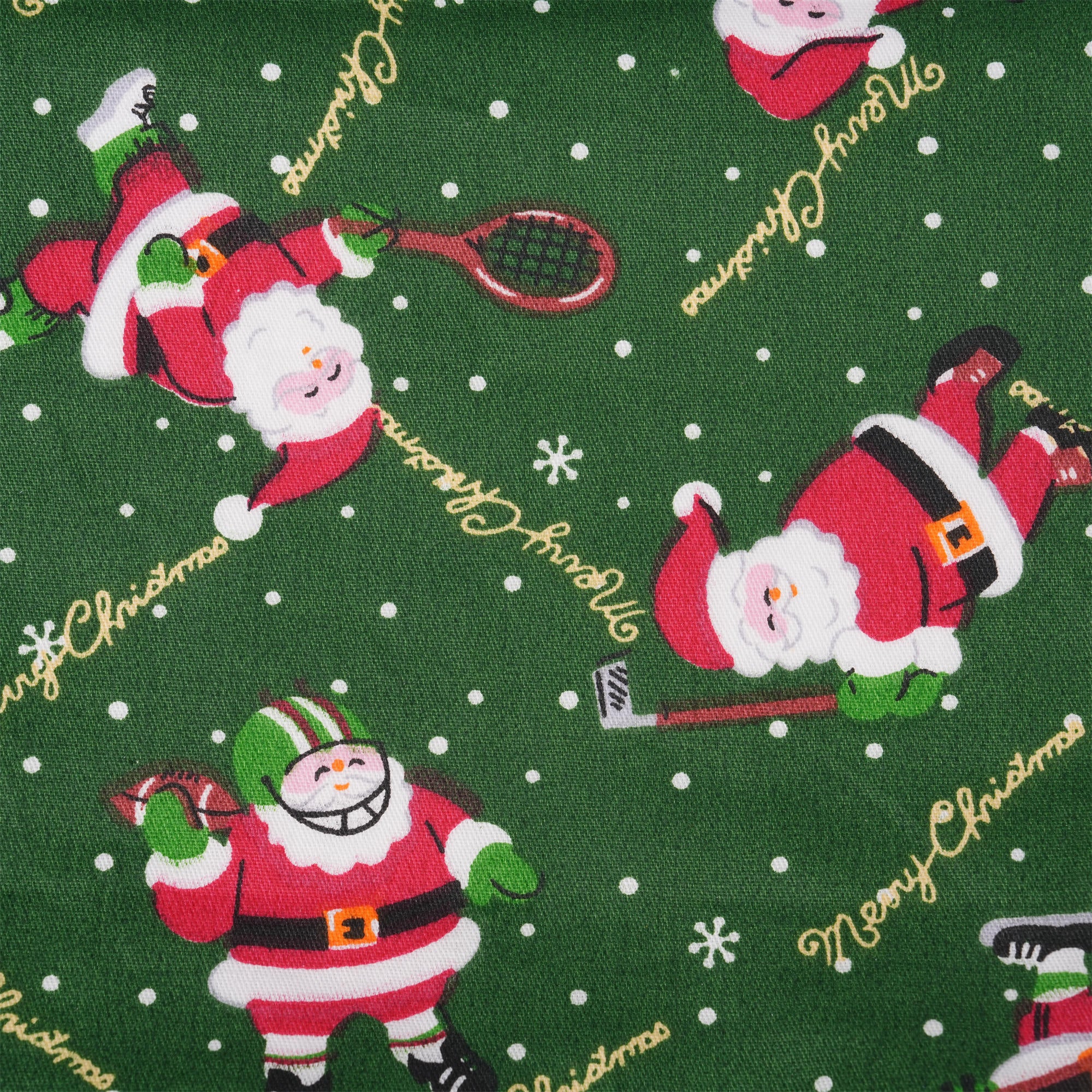 Green Christmas Drawstring Gift Bags,Santa,Holiday Gift Wrapping