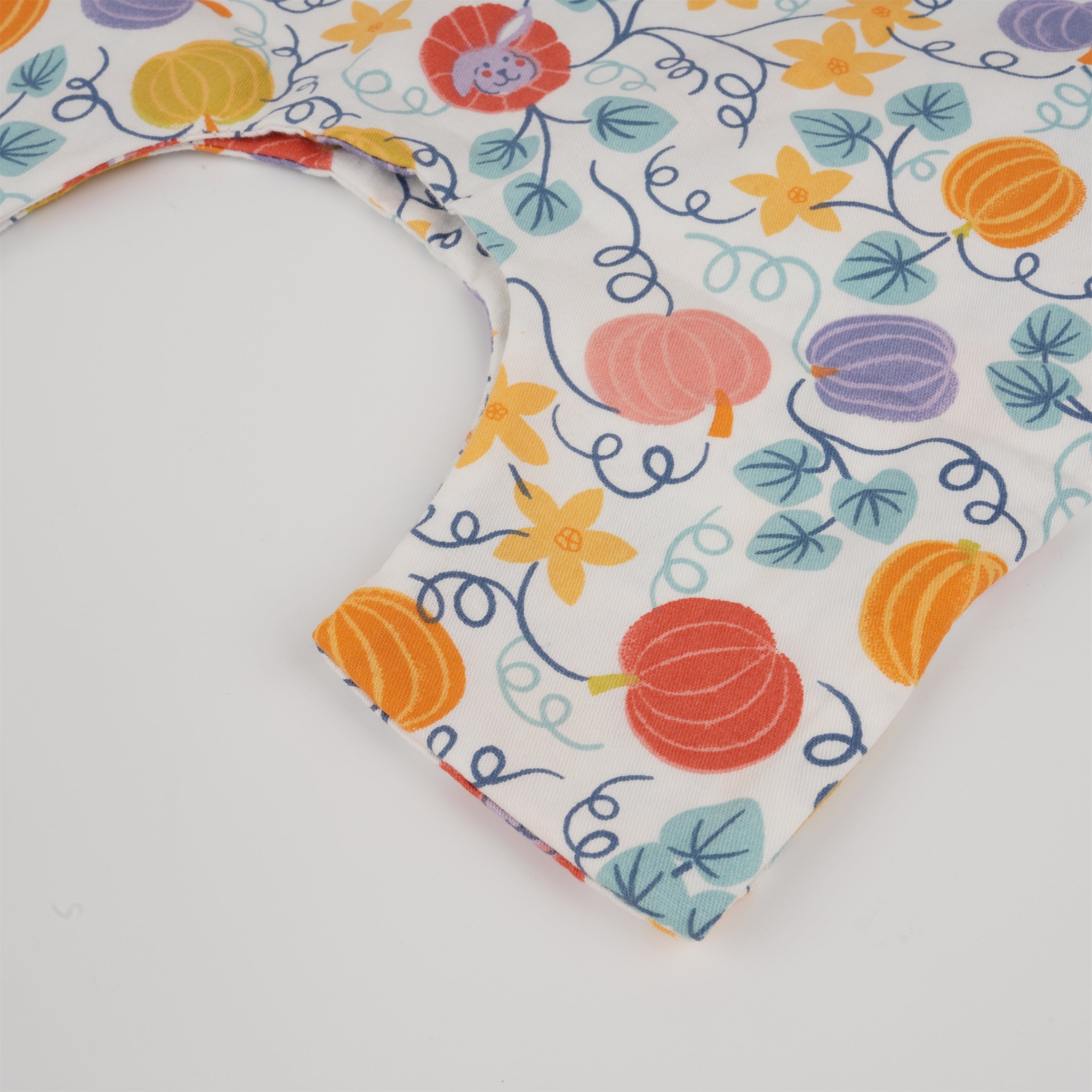 Pumpkin/Dog Print Japanese Knot Bag,Small Carry Bag