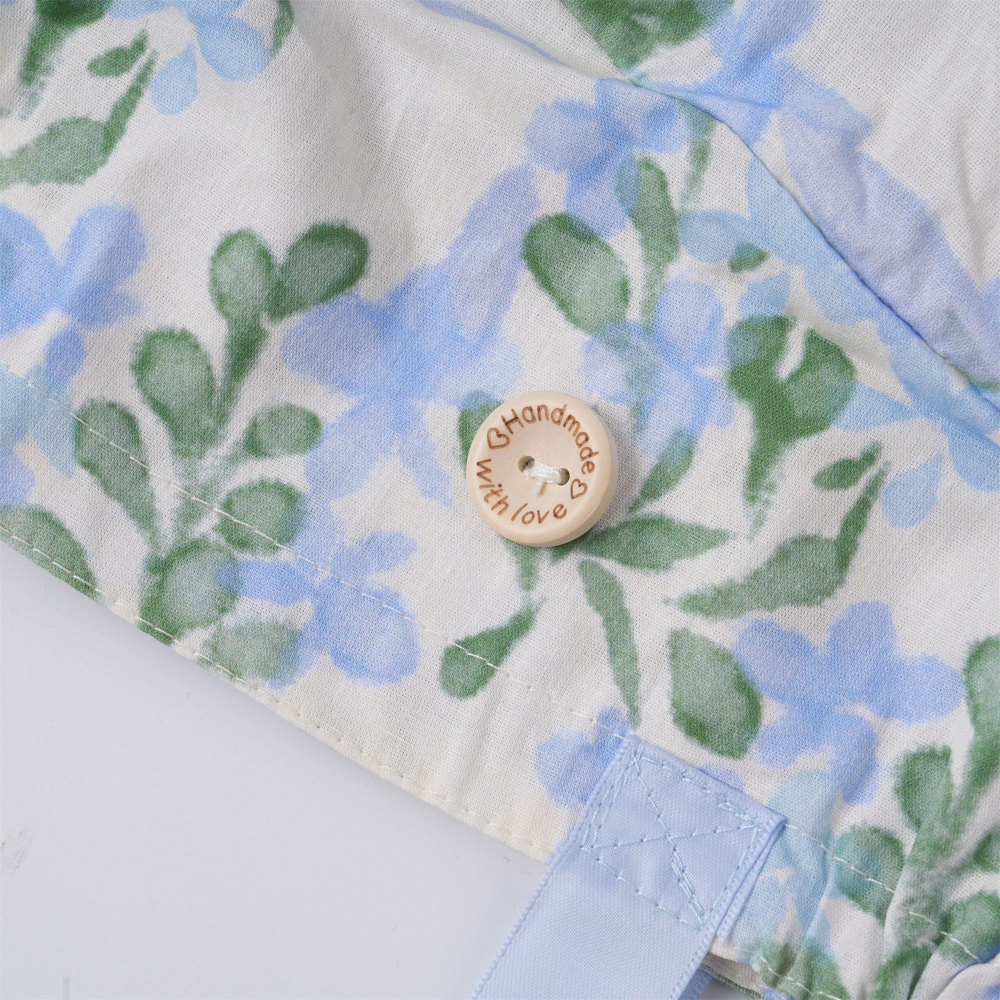 Blue Hyacinths Cotton Ponytail Scrub Cap