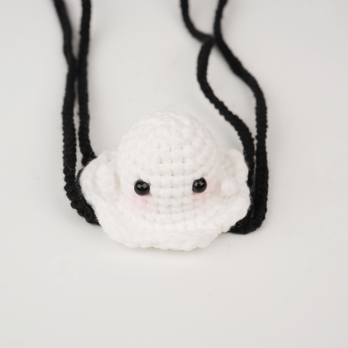 Cute Crochet Ghost Swing Car Hanging