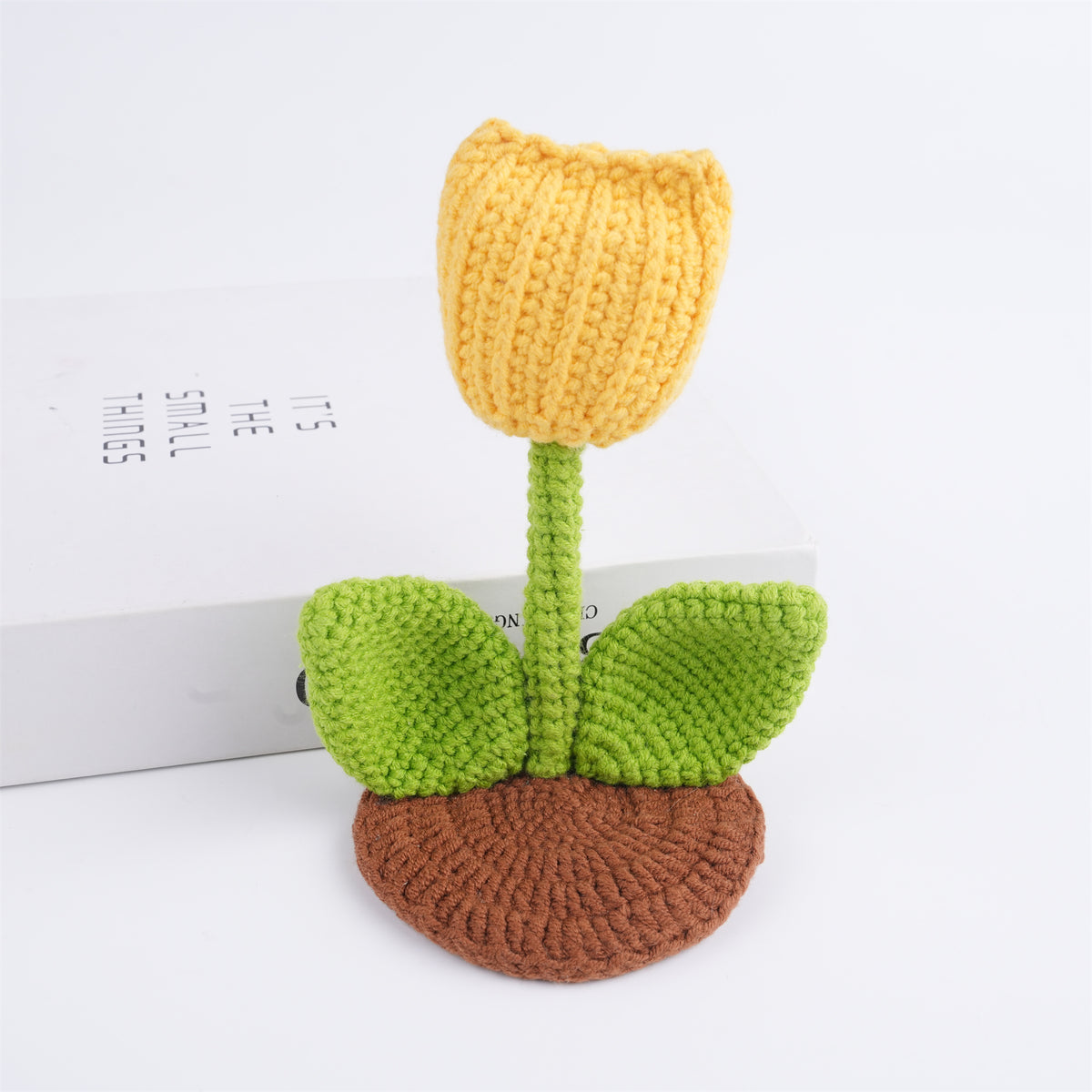 Crochet Tulip/Sunflower Phone Holder,Handmade Gifts