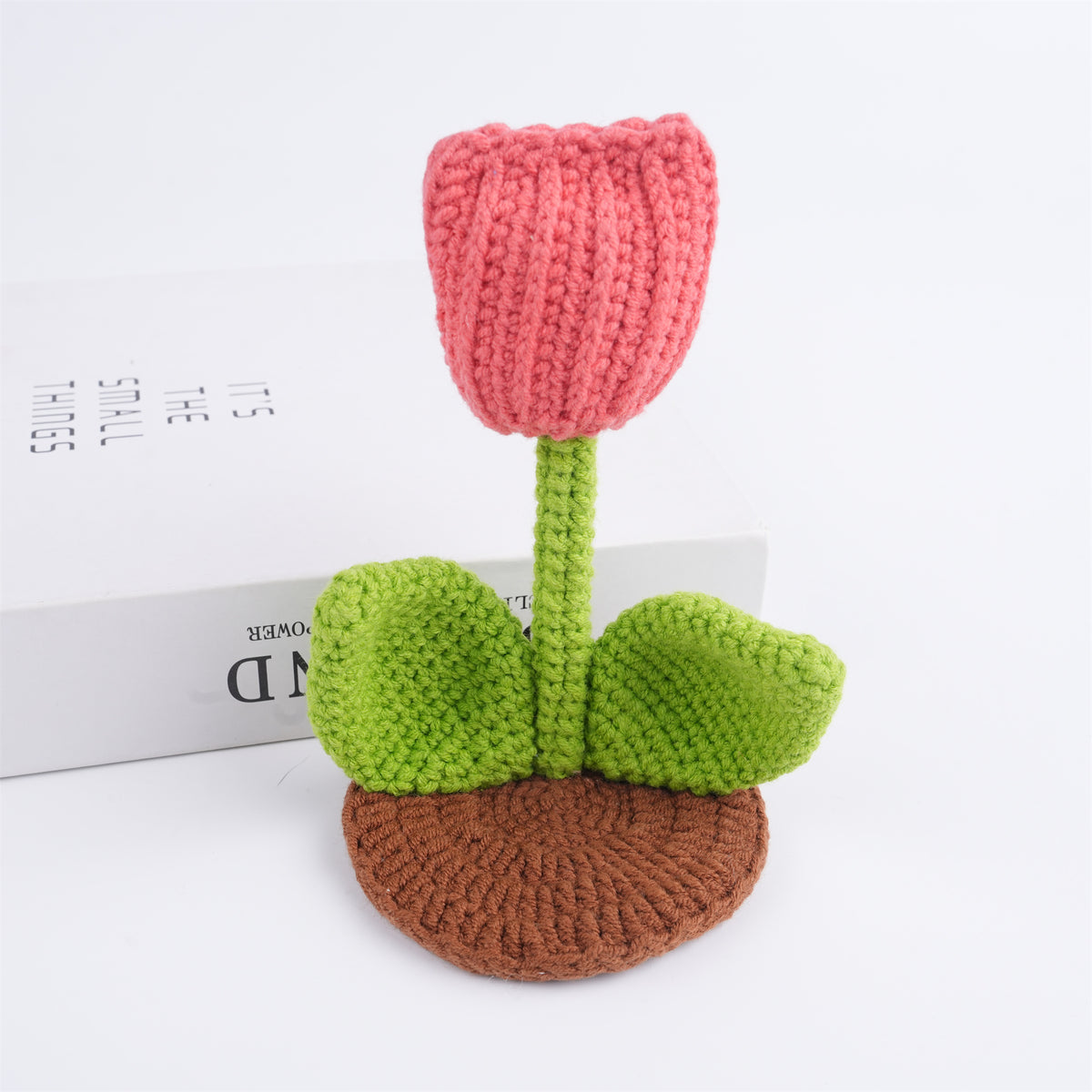 Crochet Tulip/Sunflower Phone Holder,Handmade Gifts
