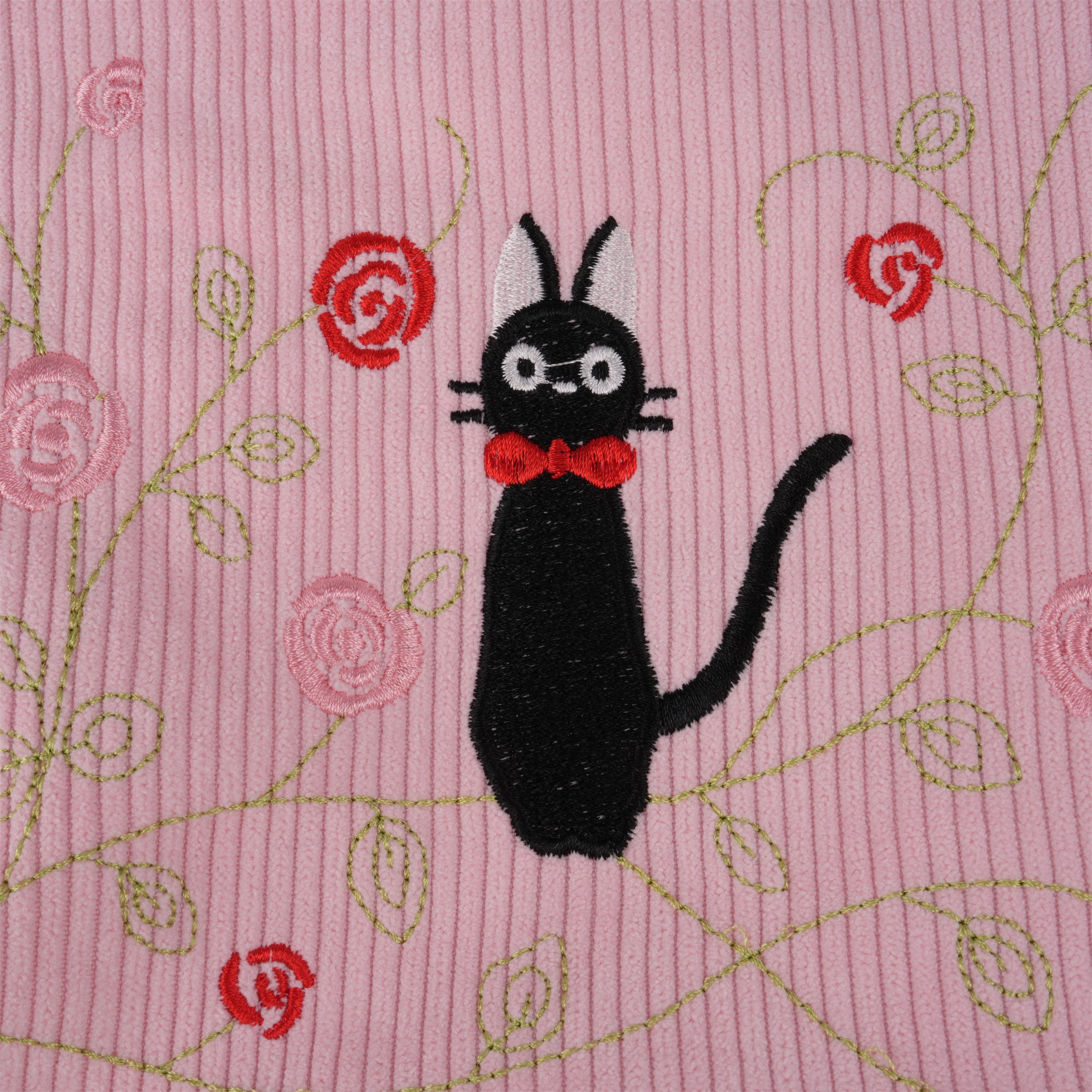 Totoro Corduroy Switch Bag with Zipper,Cute Design for Makeup & Personal Items