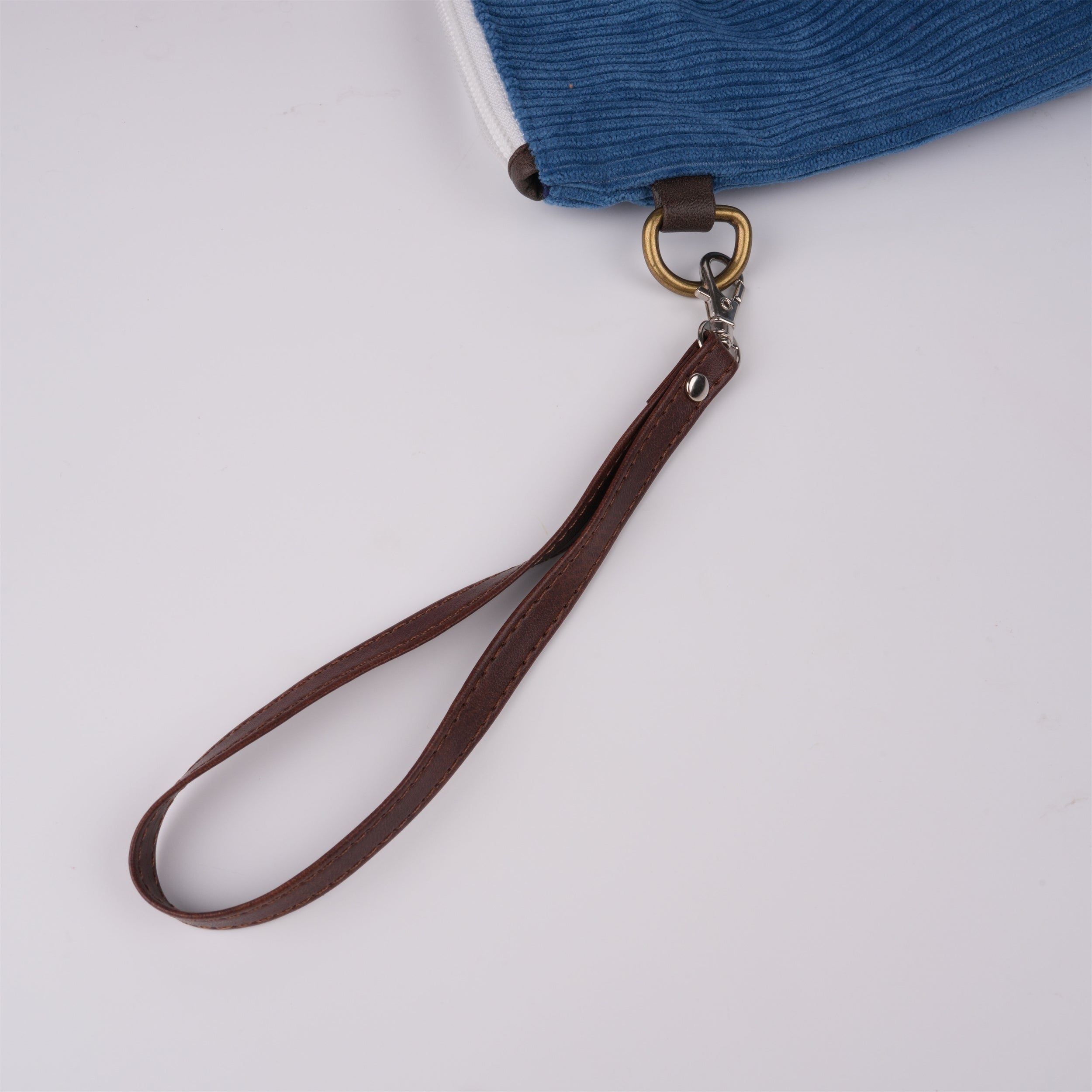 Totoro Corduroy Switch Bag with Zipper,Cute Design for Makeup & Personal Items