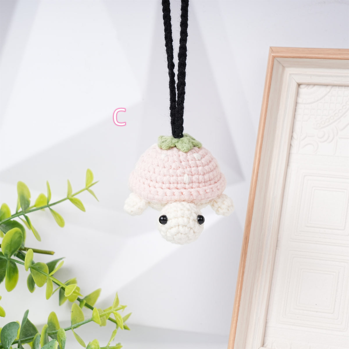 Crochet Turtle Car Accessories